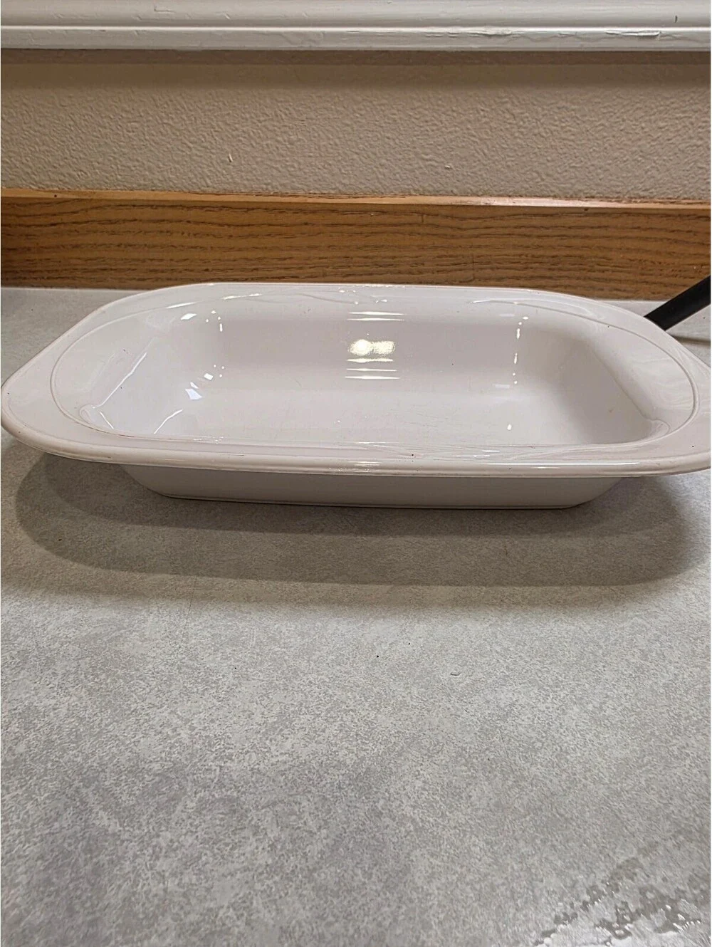 Corning Casual Elegance L-13 White Flora 13